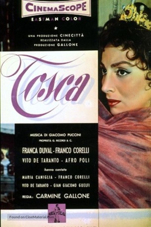 Tosca - Italian Movie Poster