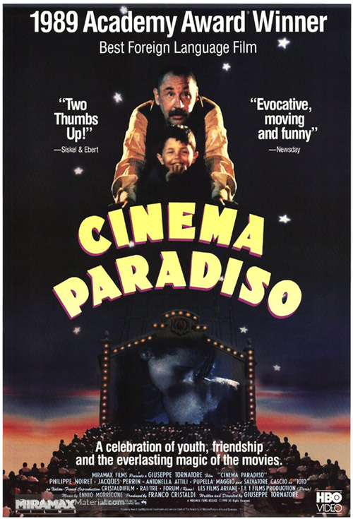 Nuovo cinema Paradiso - Video release movie poster
