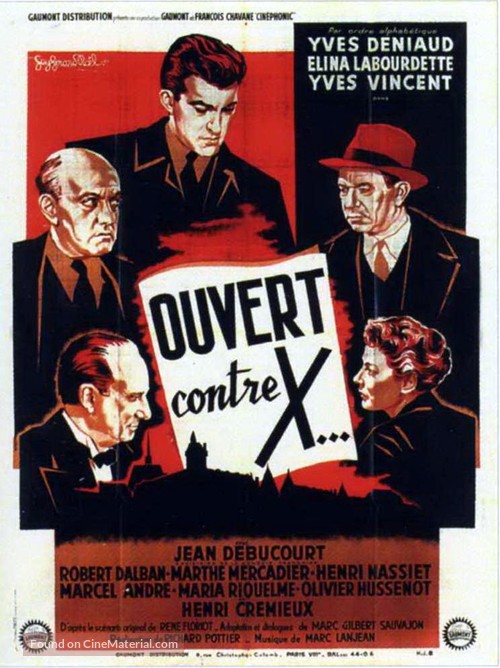 Ouvert contre X - French Movie Poster