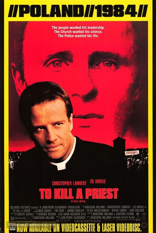 To Kill a Priest - Video release movie poster