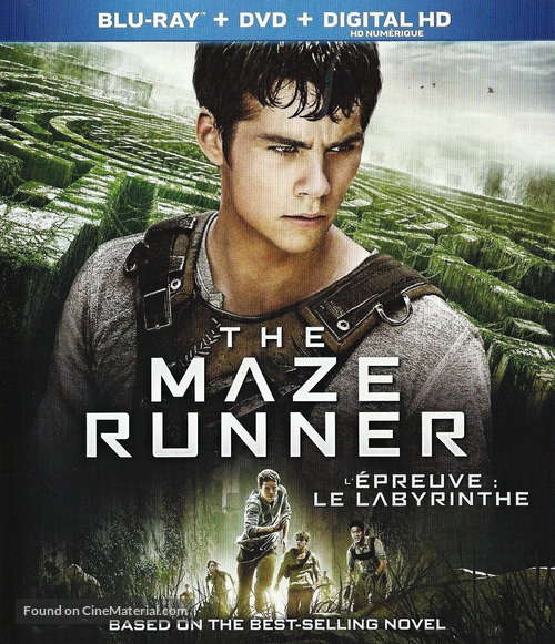 The Maze Runner - Canadian Blu-Ray movie cover