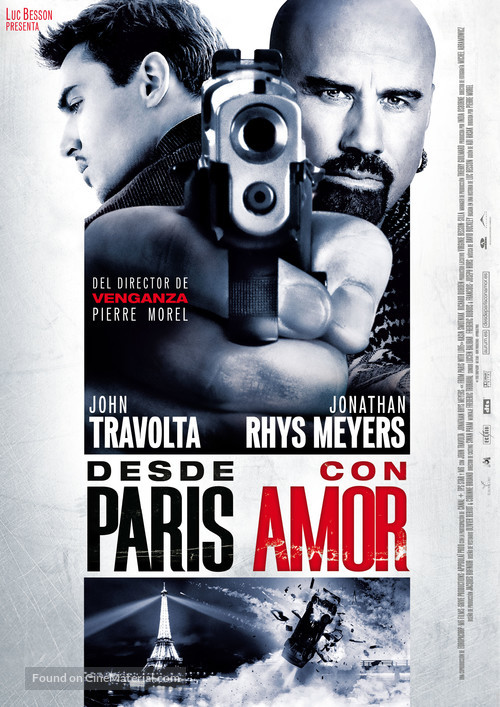 From Paris with Love - Spanish Movie Poster