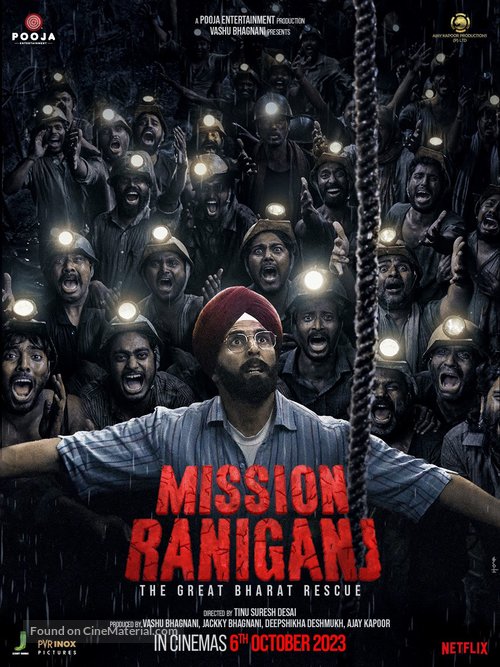 Mission Raniganj: The Great Bharat Rescue - Indian Movie Poster