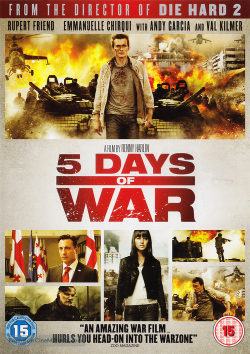 5 Days of War - British Movie Cover