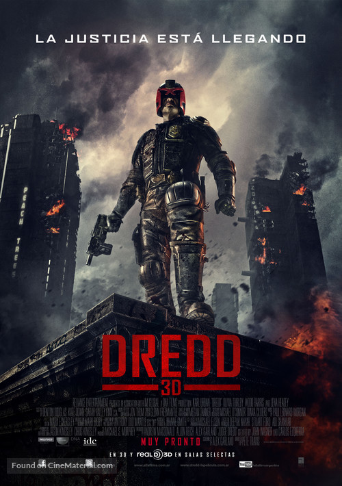 Dredd - Argentinian Movie Poster