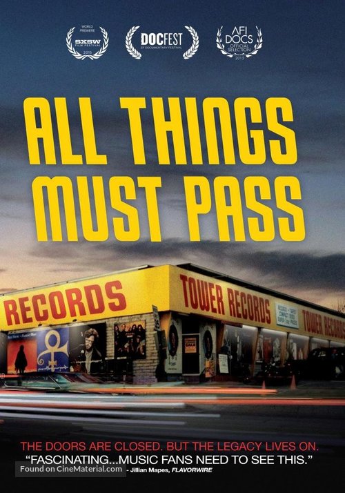 All Things Must Pass - DVD movie cover