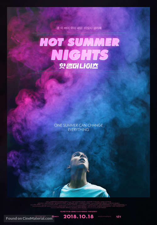 Hot Summer Nights - South Korean Movie Poster