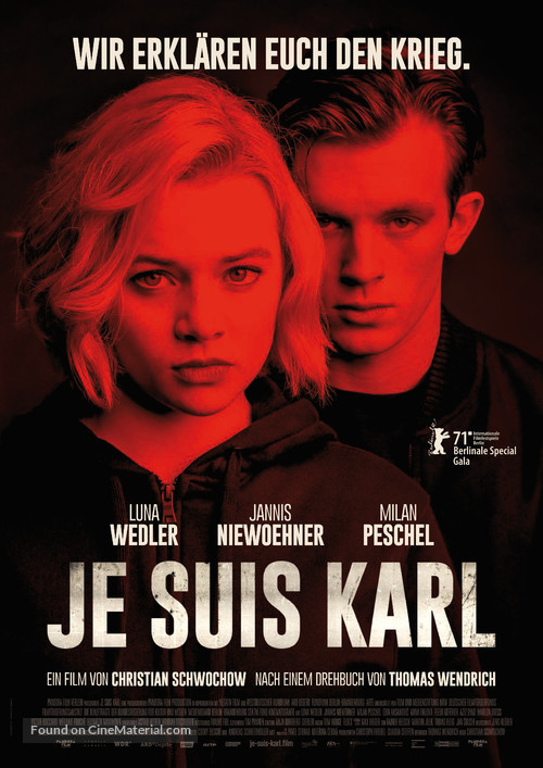 Je Suis Karl - German Movie Poster