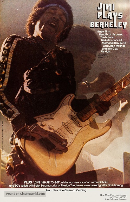 Jimi Plays Berkeley - Movie Poster