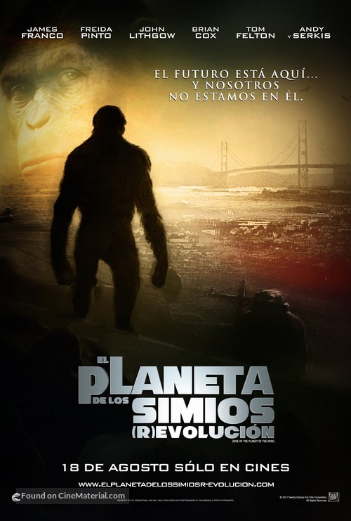 Rise of the Planet of the Apes - Argentinian Movie Poster