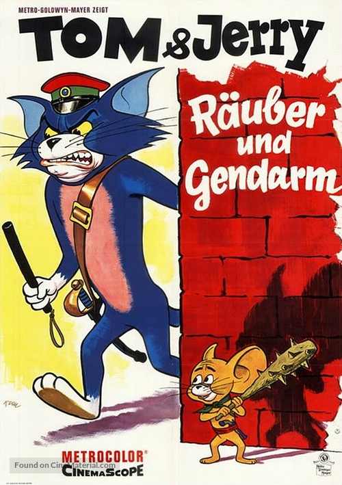 The Tom and Jerry Cartoon Kit (1962) German movie poster