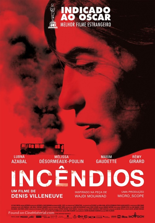 Incendies - Brazilian Movie Poster