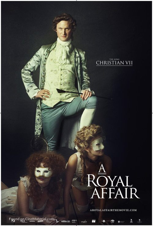 En kongelig aff&aelig;re - British Movie Poster