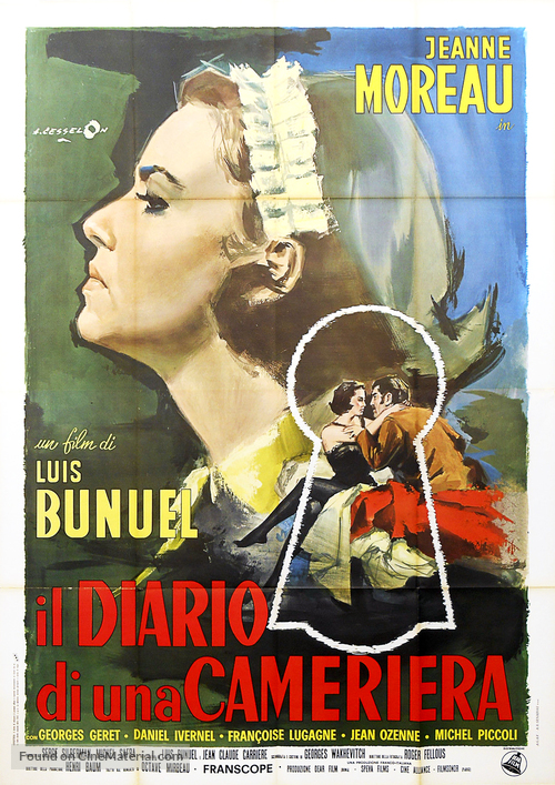 Le journal d&#039;une femme de chambre - Italian Movie Poster