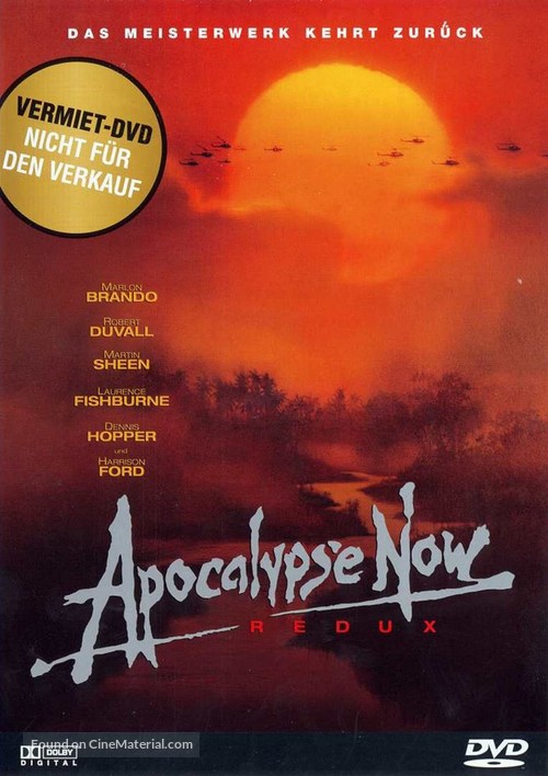 Apocalypse Now - German DVD movie cover