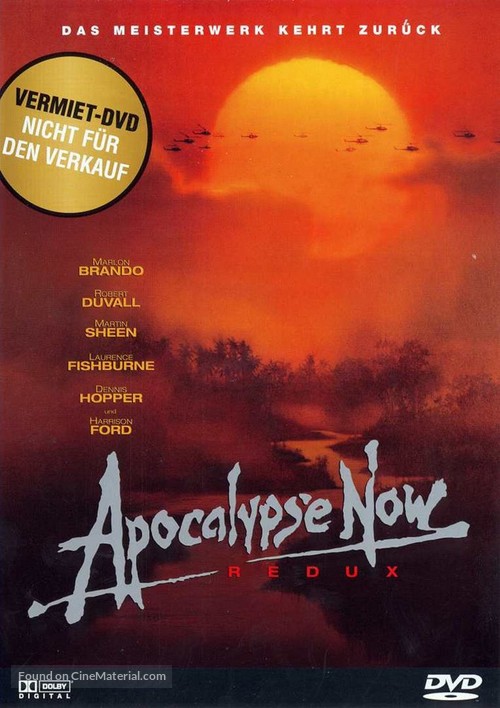 Apocalypse Now - German DVD movie cover