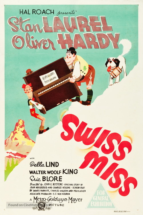 Swiss Miss - Australian Movie Poster