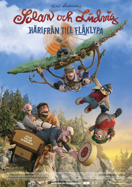 Solan og Ludvig: Herfra til Fl&aring;klypa - Swedish Movie Poster