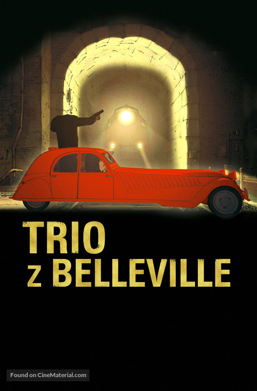 Les triplettes de Belleville - Polish Movie Poster