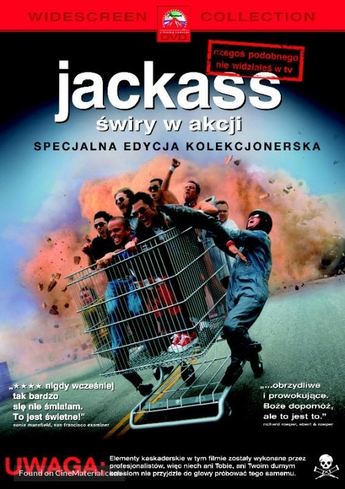 Jackass: The Movie - Polish DVD movie cover