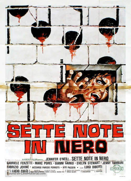 Sette note in nero - Italian Movie Poster