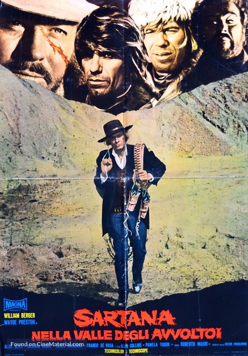 Sartana nella valle degli avvoltoi - Italian Movie Poster