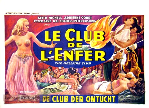 The Hellfire Club - Belgian Movie Poster