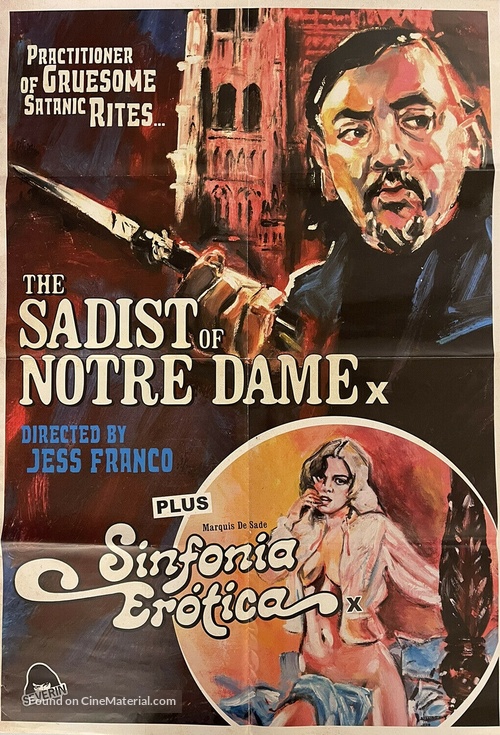 El s&aacute;dico de Notre-Dame - Video release movie poster