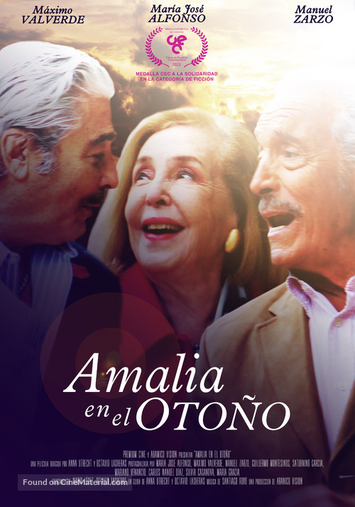 Amalia en el oto&ntilde;o - Spanish Movie Poster