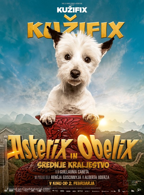 Ast&eacute;rix &amp; Ob&eacute;lix: L&#039;Empire du Milieu - Slovenian Movie Poster