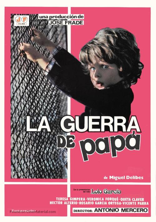 La guerra de pap&aacute; - Spanish Movie Poster