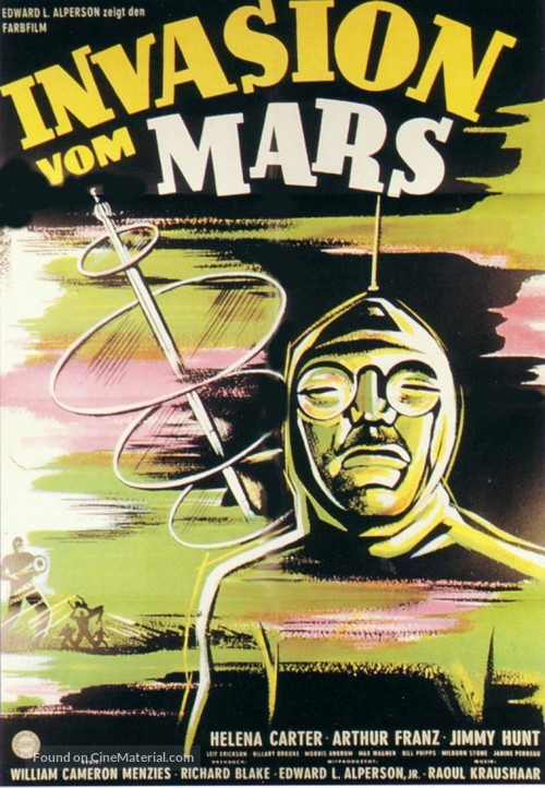Invaders from Mars - German Movie Poster