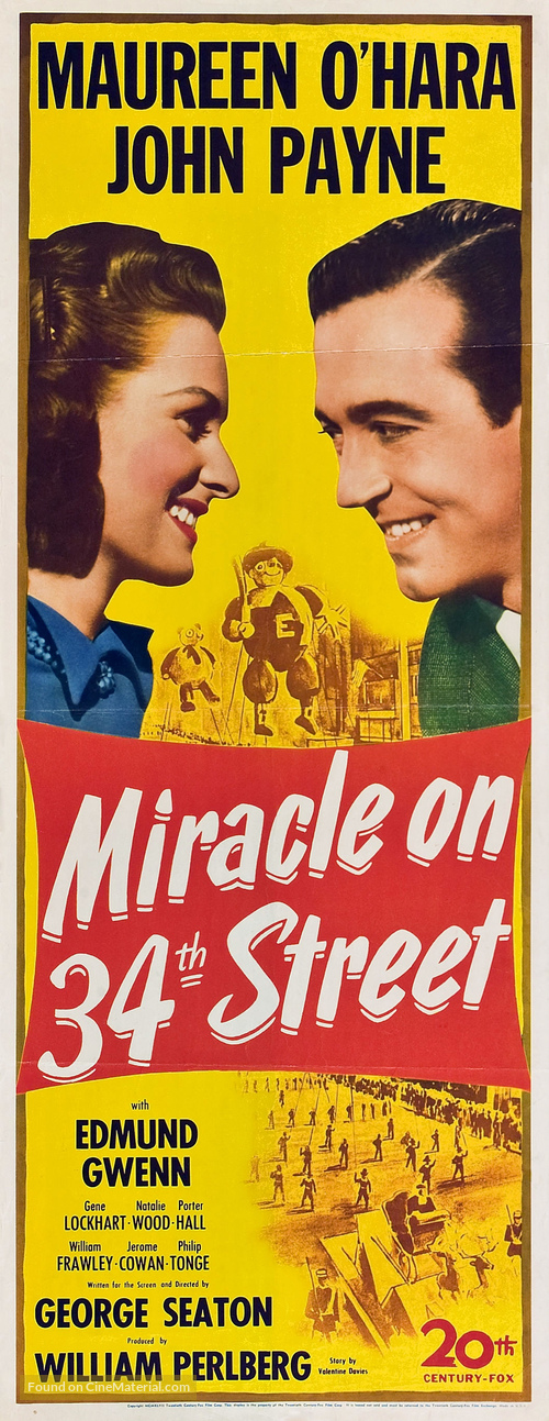 Miracle on 34th Street - Movie Poster