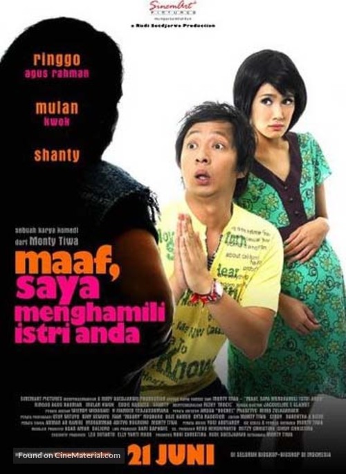 Maaf, saya menghamili istri anda - Indonesian Movie Poster