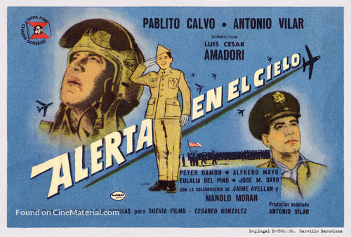 Alerta en el cielo - Spanish Movie Poster