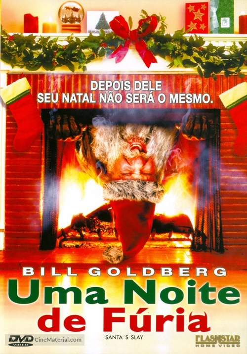Santa&#039;s Slay - Brazilian DVD movie cover
