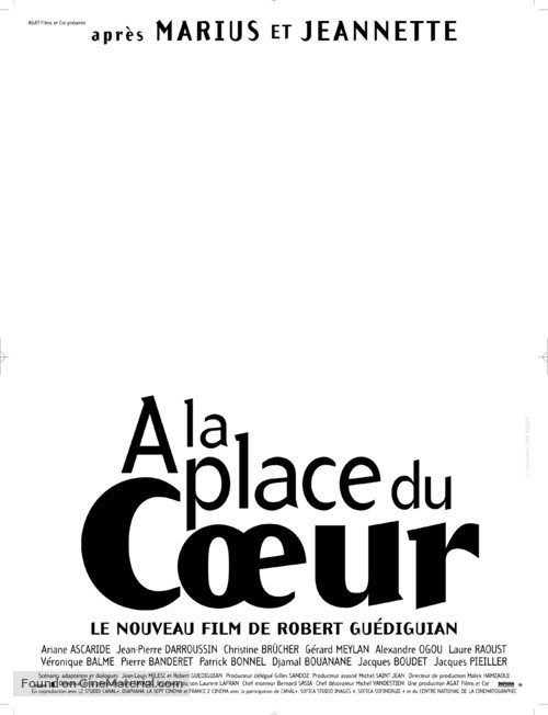 &Agrave; la place du coeur - French Logo