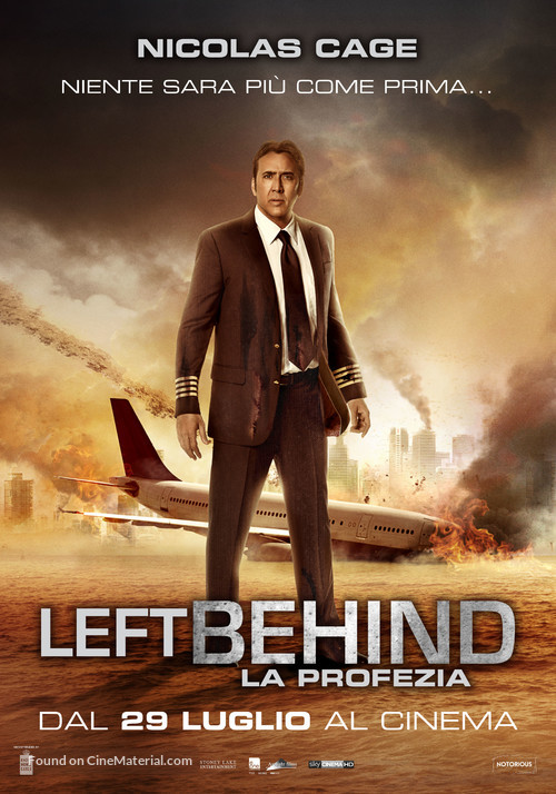 Left Behind - Italian Movie Poster