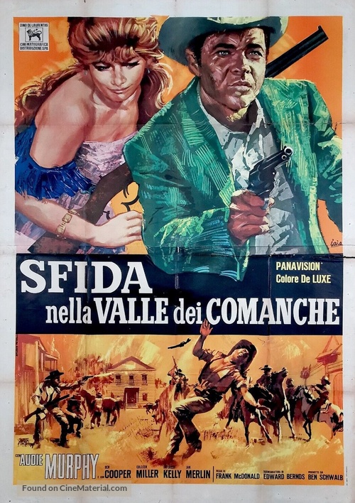 Gunfight at Comanche Creek - Italian Movie Poster