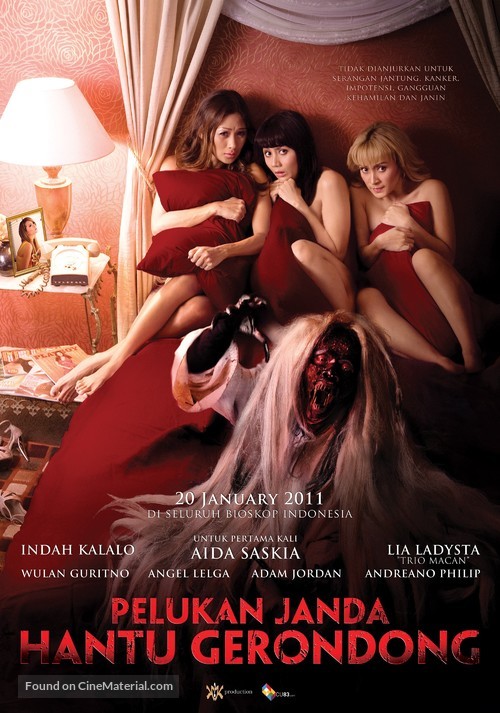 Pelukan janda hantu gerondong - Indonesian Movie Poster