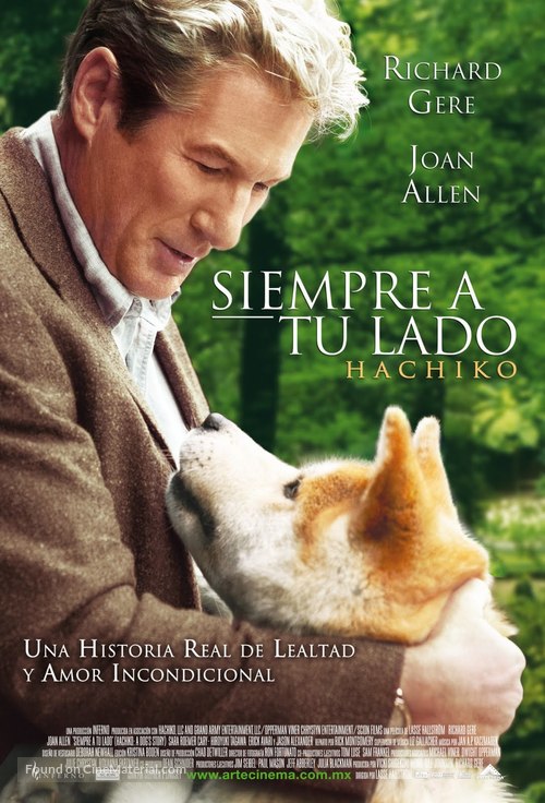 Hachi: A Dog&#039;s Tale - Mexican Movie Poster