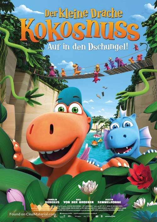 Der kleine Drache Kokosnuss - Auf in den Dschungel! - German Movie Poster