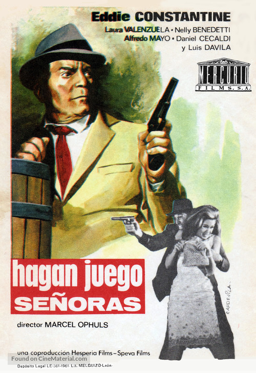 Faites vos jeux, mesdames - Spanish Movie Poster