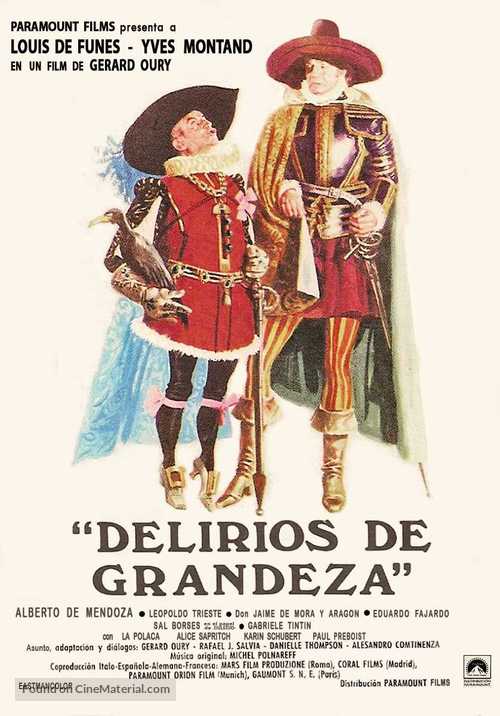 La folie des grandeurs - Spanish Movie Poster