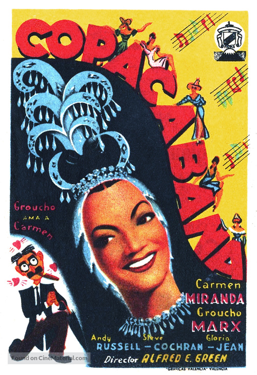 Copacabana - Spanish Movie Poster