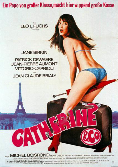 Catherine et Cie - German Movie Poster