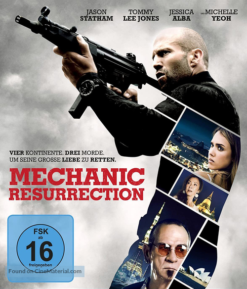 Mechanic: Resurrection - German Movie Cover