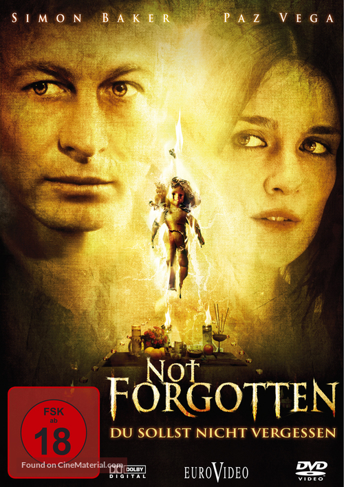 Not Forgotten - German DVD movie cover