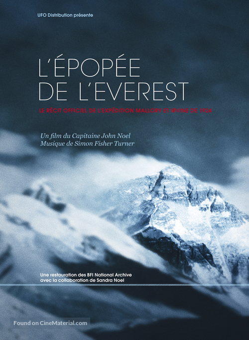 Epic of Everest - French Movie Poster