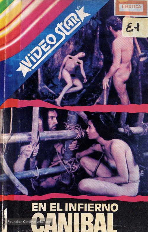 Ultimo mondo cannibale - Argentinian VHS movie cover